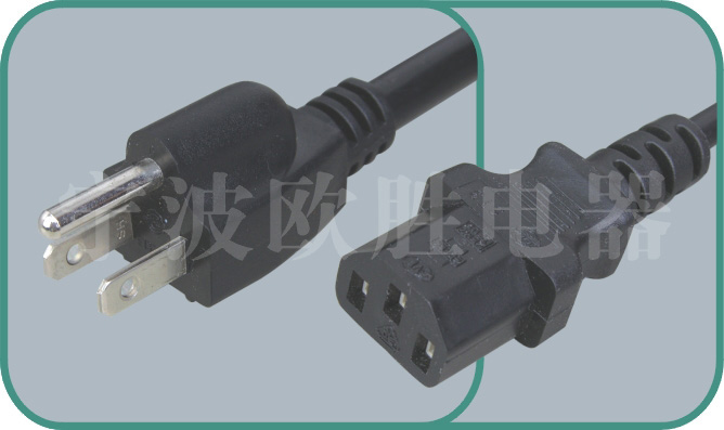 America UL power cords,OS-3/ST3 10-15A/250V,ul power cord,ul cord,ul cable