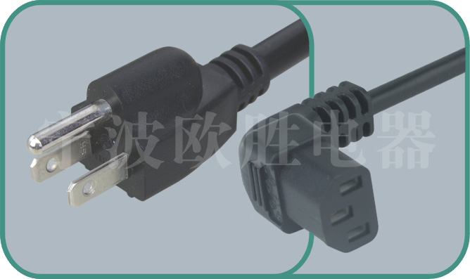 America UL power cords,OS-3/ST3-F 10-15A/250V,ul power cord,ul cord,ul cable