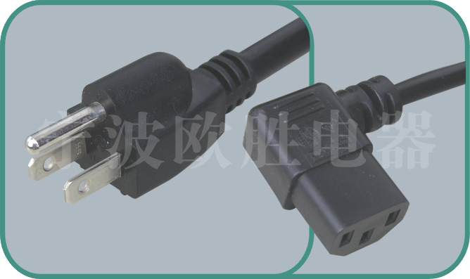 America UL power cords,OS-3/ST3-W 10-15A/250V,ul power cord,ul cord,ul cable