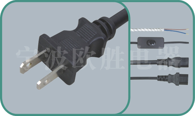 America UL power cords,OS-2A 2-15A/120V,ul power cord,ul cord,ul cable