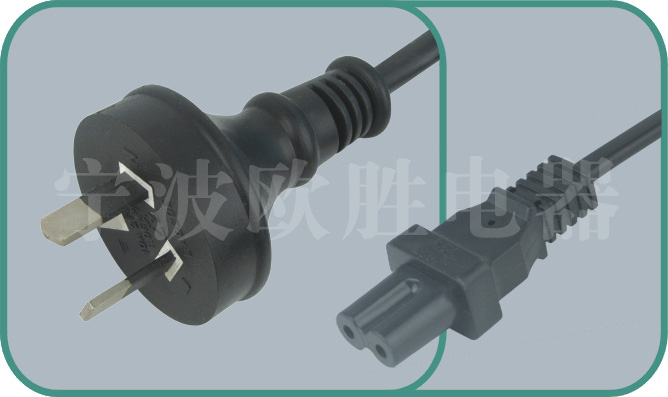 Australian SAA power cords,OS05A/ST2A 10A-250V,saa cord,australian plug