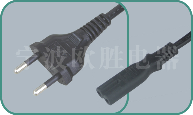 Btazil standards power cord,YHB-1/ST2 2.5A/250V,Argentina plug,argentina power cord