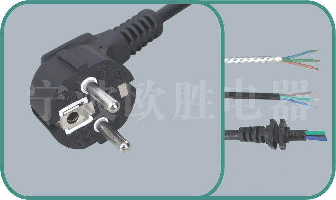 Europe VDE power cords,S03 16A/250V,VDE power cord,vde cord,vde plug