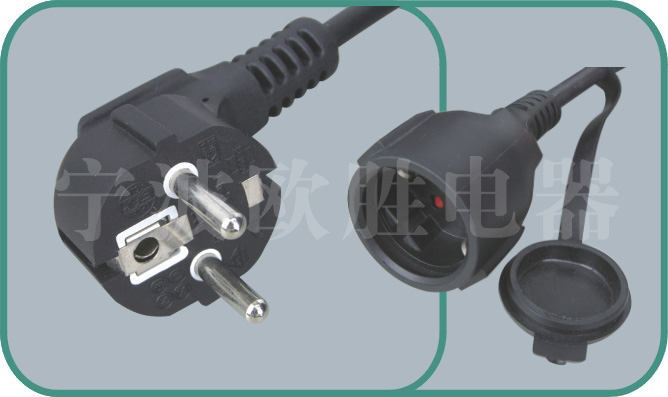 Europe VDE power cords,S03/D03-YGB 10-16A/250V,VDE power cord,vde cord,vde plug