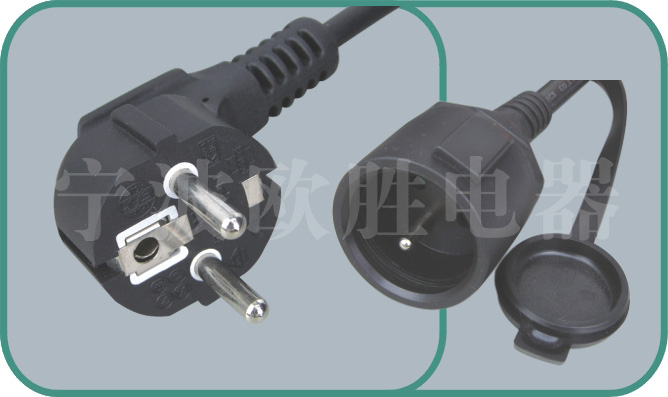 Europe VDE power cords,S03/D03-YGBI 10-16A/250V,VDE power cord,vde cord,vde plug