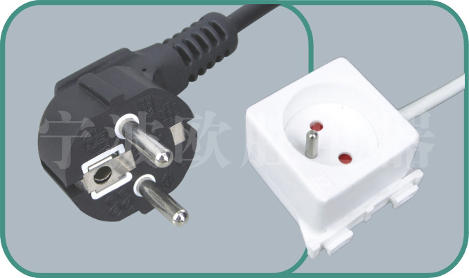 Europe VDE power cords,S03/Y003TF 10-16A/250V,VDE power cord,vde cord,vde plug