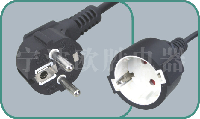 Europe VDE power cords,S03/S03ZB 16A/250V,VDE power cord,vde cord,vde plug