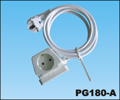 Extension cord,PG180-A Extension SOCKET,ac extension cord,extension cable cord,extension power cord