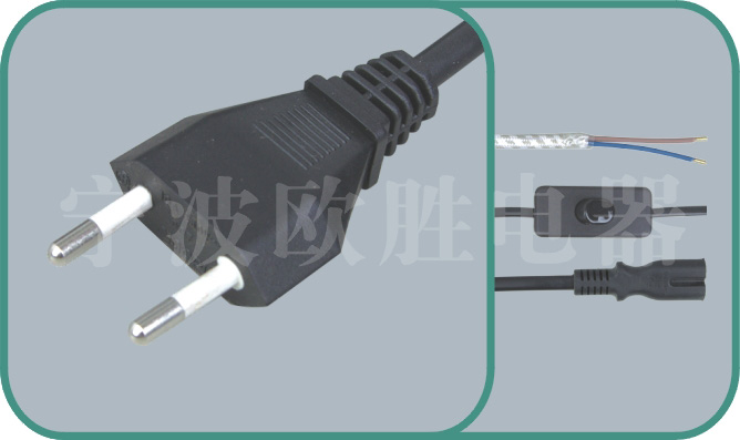 Italy IMQ power cords,OS10 10A/250V,israel power cord,israel adapter plug