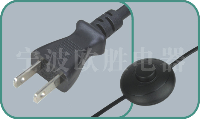 Japan PSE JET power cords,QP4/SWITCH-R 7-15A/250V,japanese power cord,japan power plug
