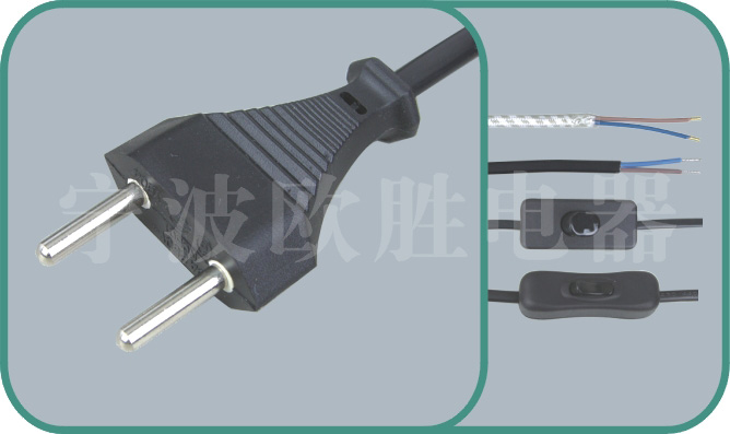Korean KSC power cords,Y004 SWITCH 10A/250V,korean cord,korean power cord