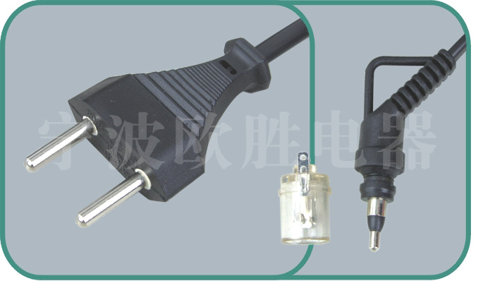 Swiss SEV power cords,Y004/XX-105 10A/250V,Swiss power cord,sev plug