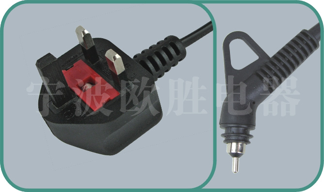 UK BSI 1363 A power cords,OS13/XX101 3A-13A 250V,british cord